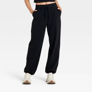 JoyLab - Women's Washed Jersey Jogger Pants - JoyLab Black Black